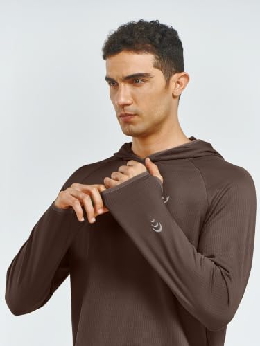 Image of NORTHYARD Men's Lightweight Fleece Hoodie Running Workout Hooded Sweatshirt