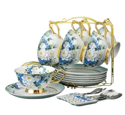 EKLMCFS �C�M���X�̃��g���ȃZ���~�b�N�̃R�[�q�[�|�b�g�̃R�[�q�[�J�b�v�̎󂯎��҃X�v�[���Z�b�g�N���X�}�X�}�O����e�B�[�J�b�v�E�H�[�^�[�J�b�v(6-piece set)