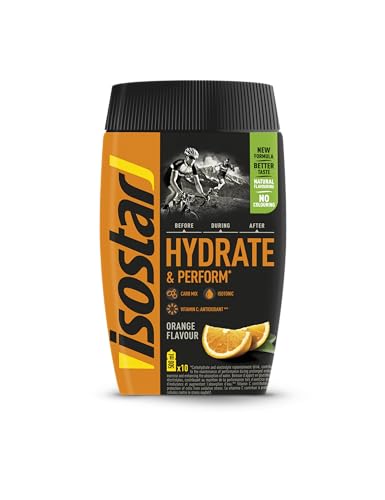 Isostar Hydrate & Perform - 400 g de Bebida Electrolítica Isotónica - Solución Electrolítica...