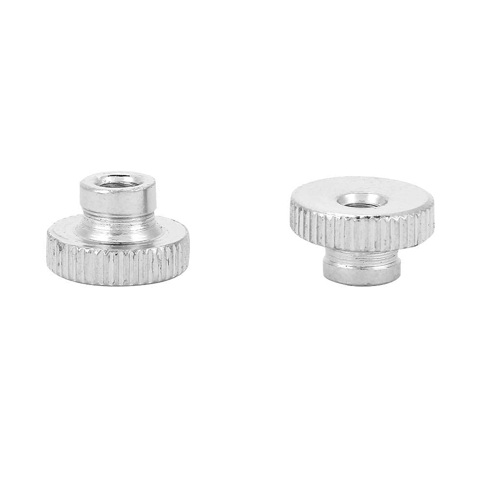 M3 M4 M5 M6 M8 M10, acciaio al carbonio nichelato, stringere a mano la manopola con dadi a testa zigrinata con dadi(M3（10pcs）)