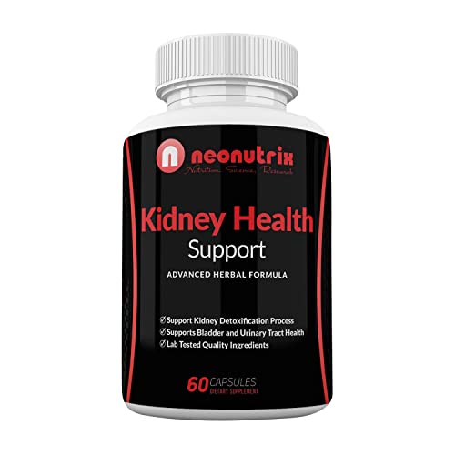 Kidney Support Cleanse Supplement - All Herb Plants Dietary Supplements - Cranberry Extract Kidney Detox Cleanse - Supports Bladder & Urinary Tract Health 60 Veg Capsules by Neonutrix
