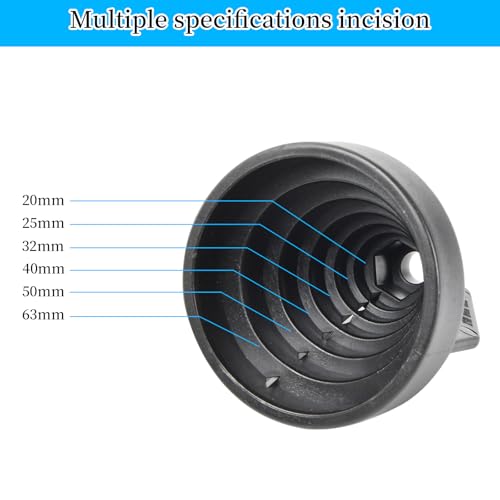 Kunststoffrohr-Fasenwerkzeug, Rohr-Entgratungswerkzeug für 20-63mm Kunststoffrohre, Hochleistungs-Rohrfräser, PE-Rohranspitzer, für PVC, PP, PE Rohre