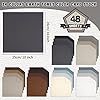 48 Sheets Earth Tones Neutral Color Card Stock Paper, 10x10 Inch 250gsm 92lb Double Printed Scrapbook Colored Paper 24 Assorted Colors Heavy Cardstock for DIY Art, Paper Crafting, School Supplies #2