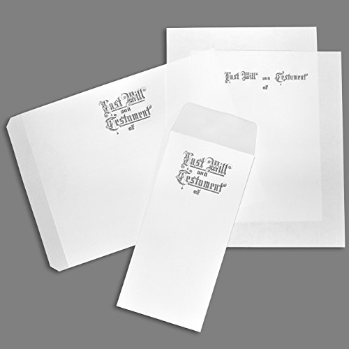 ALL-STATE LEGAL Will Kit, Letter Size, 25% Cotton