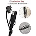 Bates- SAE Battery Connector, 2 FT, 2 Pack, SAE to O Ring Terminal Harness, 2 Pin Battery Connector