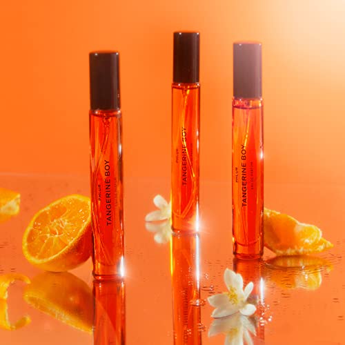 Image of PHLUR Tangerine Boy Eau de Parfum - Travel Size Perfume Fragrance - Spicy Citrus Perfume with Lemon, Ginger, Tangerine, Jasmine & Black Pepper (9.5mL)