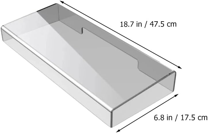 Computer Keyboard Acrylic Cover Clear Keyboard Cover Mechanical Keyboard Cover Clear Acrylic Anti- cat Lap top case Protective case White Desktop