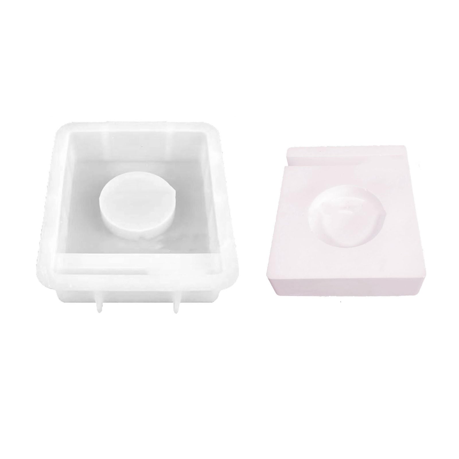 Alksubbm Holder Resins Candlesticks Silicone Molds Casting Concrete Table Decorations Holder Candlesticks Silicone Casting