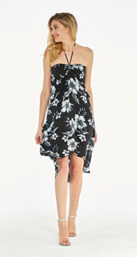 Image of Women's Hawaiian Luau Halter Dress in Signature Prints