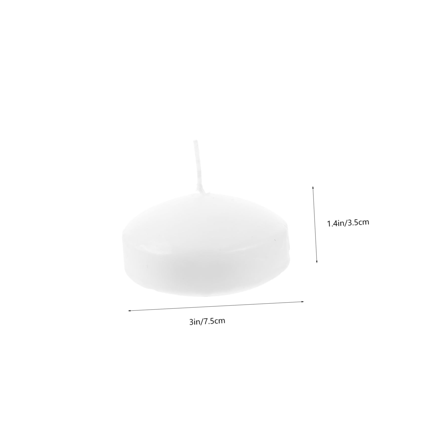 HOODANCOS 5pcs Round Floating Candles Unscented Paraffin Wax for Weddings Parties and Outdoor Events Elegant Decorative Lighting for Romantic Atmosphere