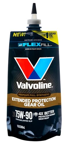 Valvoline FlexFill Extended Protection Full Synthetic 75W-90 Gear Oil 1 Quart Pouch