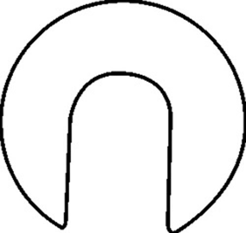 50 Body Shims 1/8 Thick 15/16 O.D. Slot: 3/8