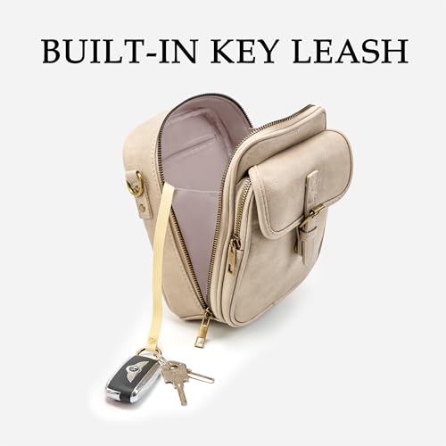Image of Small Crossbody Bag for Women with Card Slots Vegan Leather Messenger Bag Men Wallet, Cross Body Anti-theft Shoulder Purse