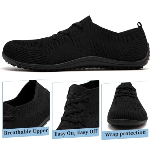 Barefoot Flat Shoes Women Slip on Casual Walking Sneakers Non Slip Gym Athletic Workout Trainers Lightweigh Breathable2