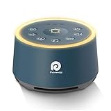 Dreamegg D1 Sound Machine - White Noise Machine with Baby Night Light for Sleeping, High Fidelity Sounds, Timer & Memory Feature, Sound Machine for Baby Adults, Home, Office, Travel (Navy Blue)