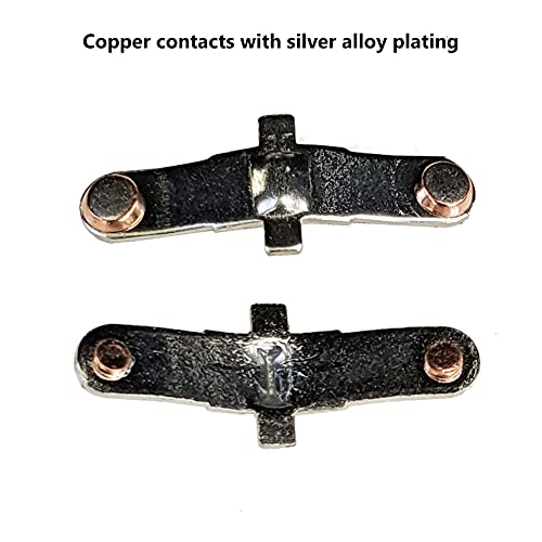 Industec Wired 20A 12V - Dc Motor Polarity Reversing Rocker 3 Position Dpdt Momentary Automatic Reset Switch (On)-Off-(On) 6 Pin Dpdt Double Pole Double Throw #TOP6