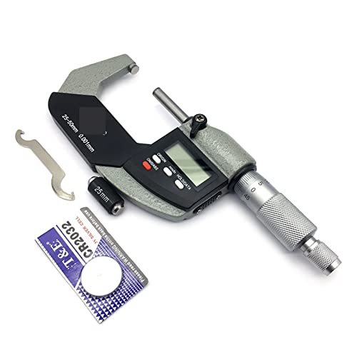 25-50mm 0.001mm Electronic Outside Micrometers Digital Tools Caliper Gauge Meter Micrometer Carbide Tip Measuring Tool - Measuring Layout Tools