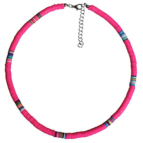 Bijoux ras du cou en argile de 6mm, le cadeau bohème idéal pour une fête sur la plage