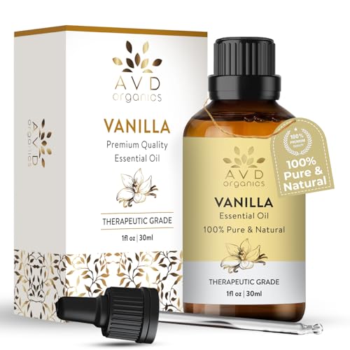 AVD Organics Vanilla Essential Oil 30ml Premium Grade Oil for Daily use