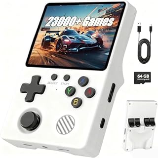 Portable Handheld Retro Game Console – Built-in 23,000 Classic Old School Games, Ergonomic Design, Suitable for Boys Adults for Leisure or Travel (PRO)