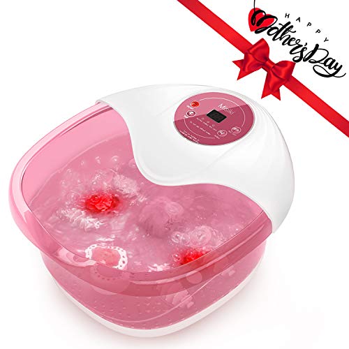 Foot Spa Misiki Foot Bath Massager with Heat Bubbles Vibration and Auto Shut-off