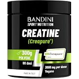 Bandini® Creatina CREAPURE® Monoidrata in Polvere Pura - Include Dosatore