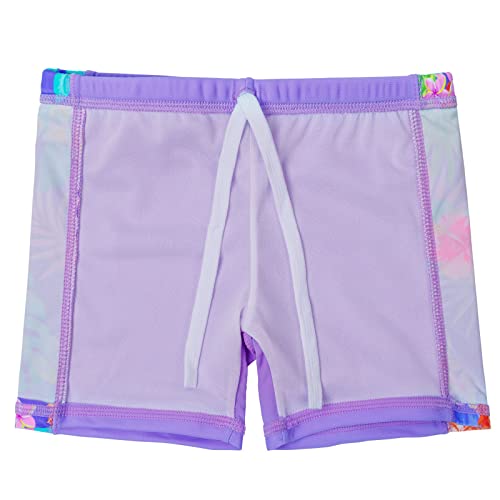 Image of TFJH E Girls Short Sleeve Swimwear Two Piece Swimsuit UPF 50+ Rash Guard Sets UV 3-12Y