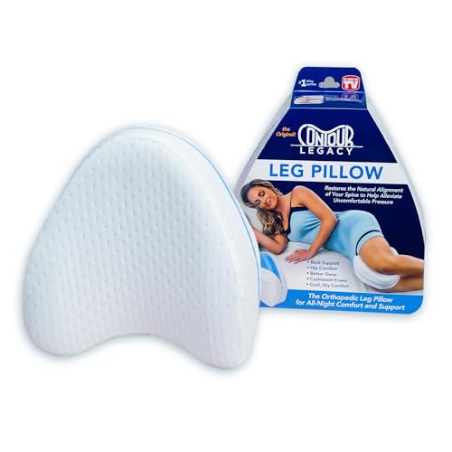 Contour Legacy Leg & Knee Foam Support Pillow for Side Sleepers...