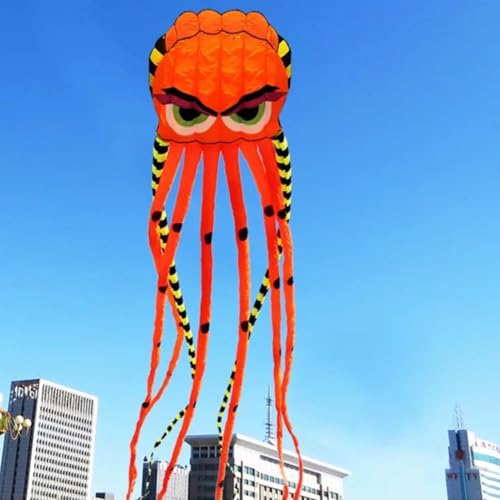 Cometas de playa de pulpo gigante para disfrutar tardes de verano familiares al aire libre 7