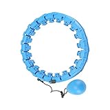 【Hula Hoop antideslizante】: este equipo de entrenamiento recorta su cintura sin torturar sus caderas. Y lo mejor es que este hula-hoop se puede atar para que no se lastime durante los entrenamientos. Con la ayuda de la bola de gravedad suave, ahora puedes realizar hula