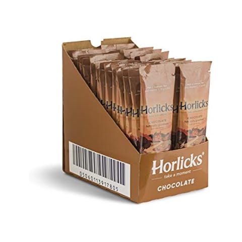 Horlicks Malted Chocolate Sachets - Just Add Water Cover