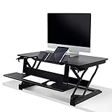 Ergotron 33-444-921 WorkFit-TLE Sit-Stand Desktop Workstation, a Standing Desk Converter