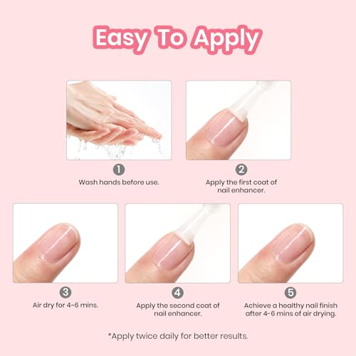 image for beetles Gel Polish Beetles Nail Strengthener, Air Dry Pink Neutral Nai