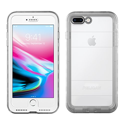 Pelican Marine Phone Case for iPhone 8 Plus and 7 Plus (Clear)