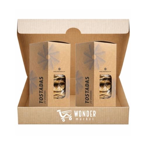 Wondermarket. Pack mexicano. Tostadas de maíz nixtamalizado Las Luchas Mx