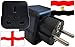 Produktbild Steckdosenadapter für Ägypten - Steckeradapter England mit Schutzkontakt Reise Stecker