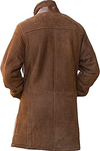 Mens Longmire Coat | Brown Suede Leather Sheriff Officer Coat2