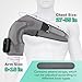 2026 New Triple Method Shoulder Massager, Cordless Heated Shoulder Massager Pad, Portable Brace with 5 Heat Level&3 Vibration Modes, 5000mAh Battery for Neck and Trap Relief, Fits Left or Right (1)