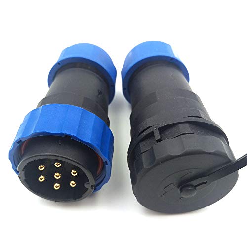 Conector de aviación SD28 de 3 a 24 pines con soporte de panel impermeable IP68 4
