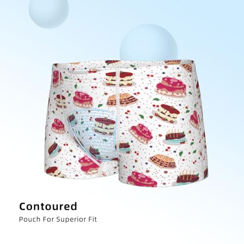 Boys' Cotton Boxer Brief Soft Underwear-Birthday Cake4