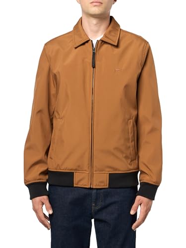 Image of Levi's Men's Men's Lightweight Softshell Varsity Rib Knit Bomber Jacket