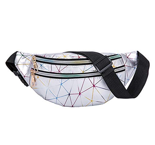 Estwell Riñonera Mujer Moda Riñonera Deportiva Viaje Bolso de Cintura Running Impermeable Riñoneras de Marcha Fanny Pack