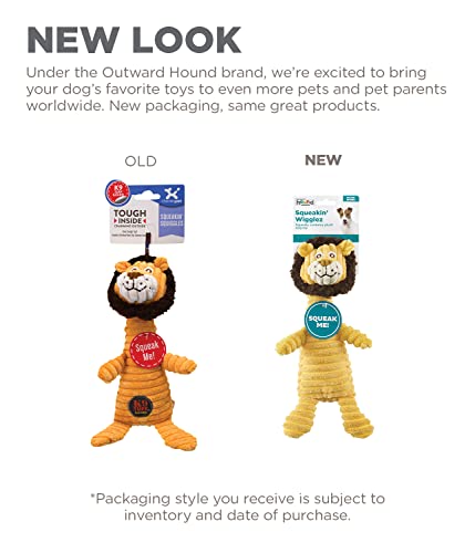 Charming Pet Brinquedo de cachorro de pelúcia Squeakin' Squiggles