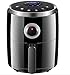 WWWANG Air Display freidora con temporizador digital y completamente ajustable de control de temperatura for hornear y asar for Healthy aceite gratis y de bajo grasa for cocinar Almacenamiento pequeño