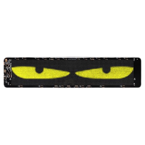 Señal Led Programable para Coche con Luz de Ojos Colorida y Control de Voz en Parabrisas 3