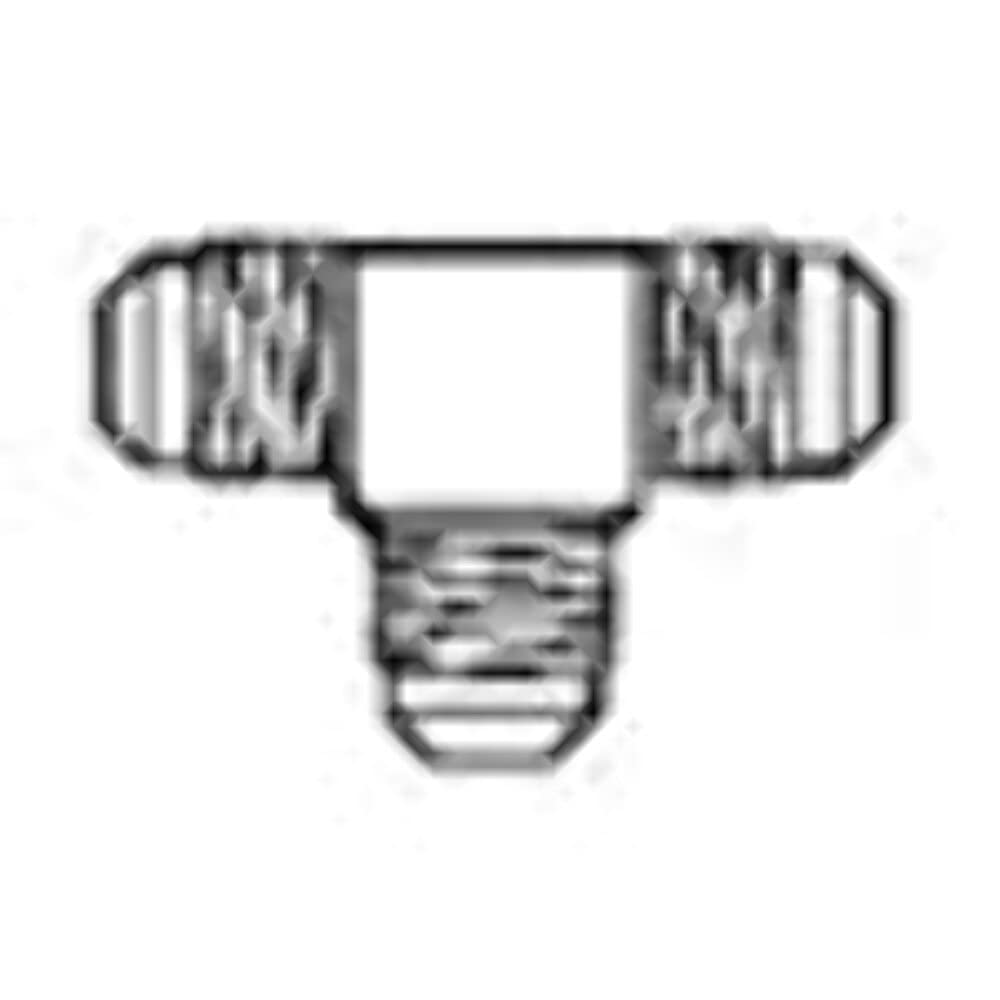 Ander Metal 3/8 X 3/8 X 1/2 Flare Tee Tr2-668