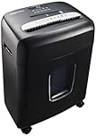 Amazon Basics distruggi documenti da 8 fogli (nuovo modello) a micro Taglio a frammenti microscopici, distrugge anche CD e carte di credito, Nero