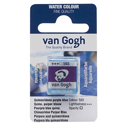 Van Gogh Watercolor Half Pan Quina Purple Blue (20865931)