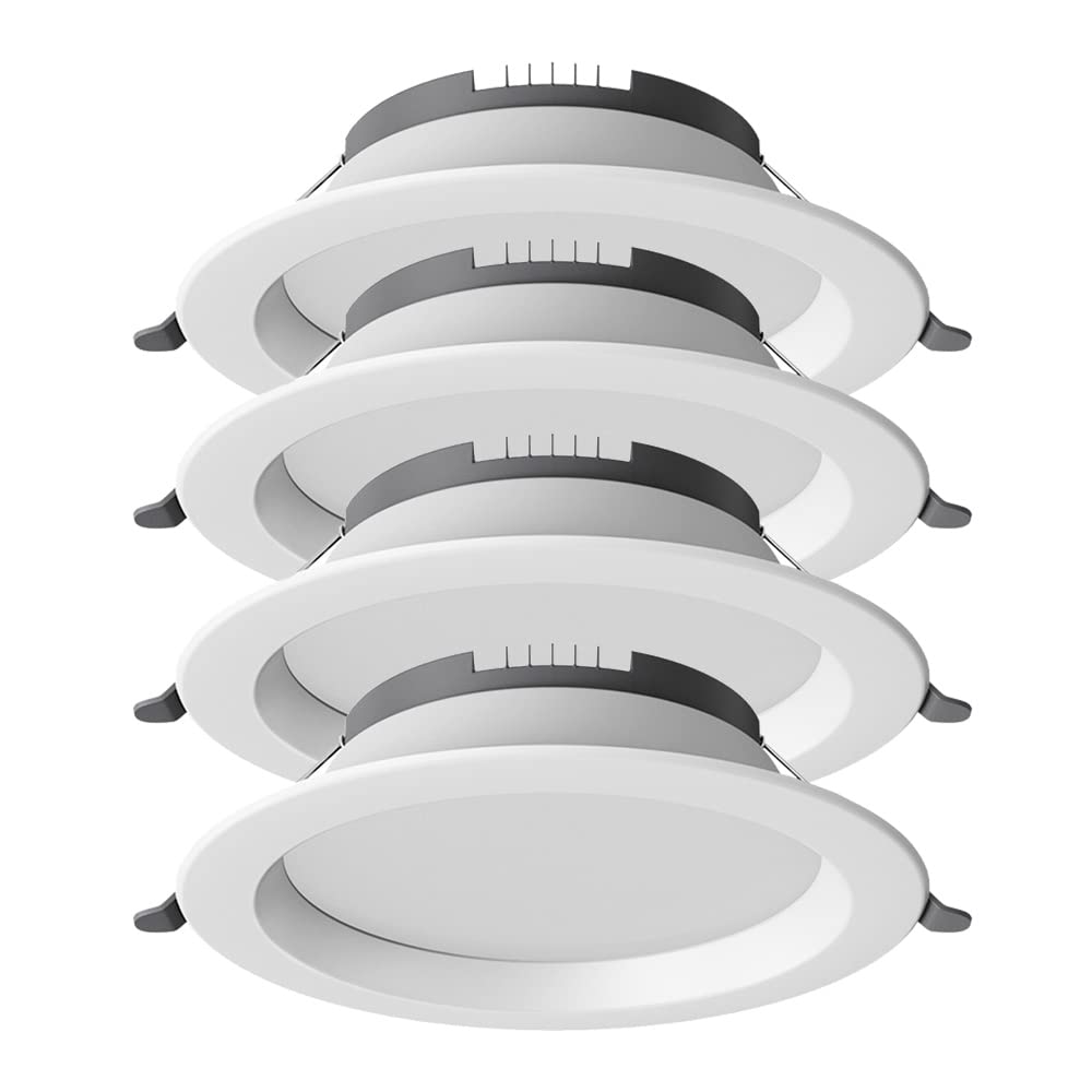 4 Sztuki 5W-18W Led Downlight 2 Cale, 3 Cale, 4 Cale, 5 Cali, 6 Cali Ultracienkie Wpuszczane Oświetlenie Sufitowe Ściemnialne Okrągłe Światło Panelowe Światło Punkt,18w
