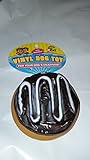 Vo-Toys Iced and Sprinkled Vinyl Doughnut 4in Small Dog Toy